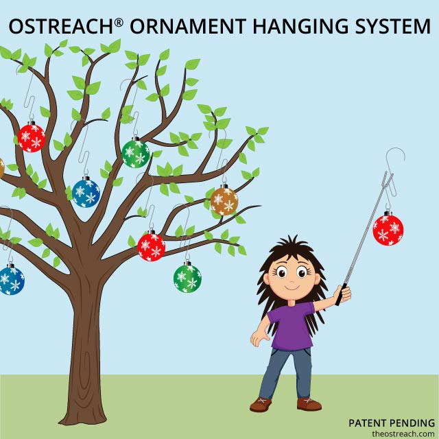 Hang Ornaments Without A Ladder